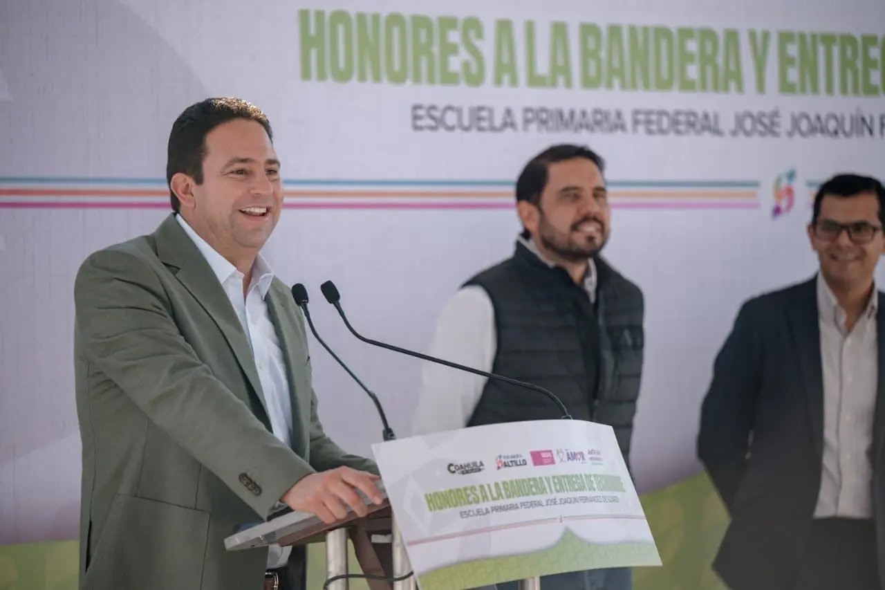 El alcalde Javier Díaz está por rendir su primer informe en Saltillo. (Fotografía: Gobierno de Saltillo)