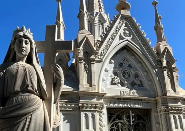 Descubre el mausoleo del Panteón Santiago en Saltillo, réplica del Santuario de Guadalupe