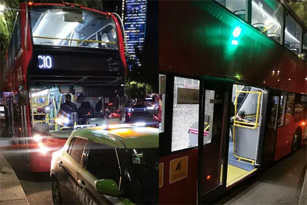 Choque de Metrobús en Paseo de la Reforma deja tres mujeres lesionadas cerca de la Diana Cazadora