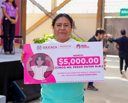 Mujer Primavera te presta hasta 5 mil pesos sin intereses cumpliendo con estos requisitos