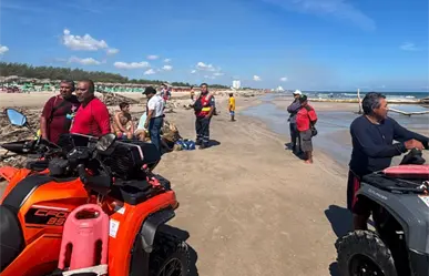 Pareja poblana se lleva el susto de su vida en playa Miramar