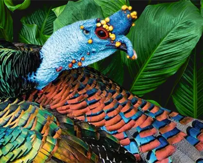 El pavo ocelado, el tesoro iridiscente en peligro: así vive una de las aves más bellas de Yucatán