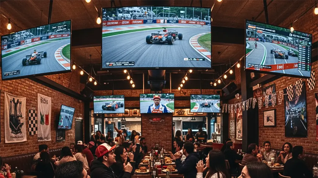 ¿Sin boleto para el GP de México? Disfruta la F1 en estos restaurantes de CDMX con comida y ambiente único