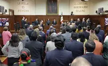 ¡Error en la Suprema Corte! Reproducen música de salsa en lugar del Himno Nacional | VIDEO ¡Error en la Suprema Corte! Reproducen música de salsa en lugar del Himno Nacional | VIDEO
