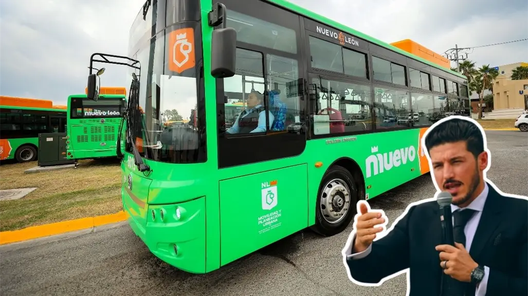 Samuel García entrega 40 nuevos camiones para fortalecer rutas 109 y 219 en Apodaca