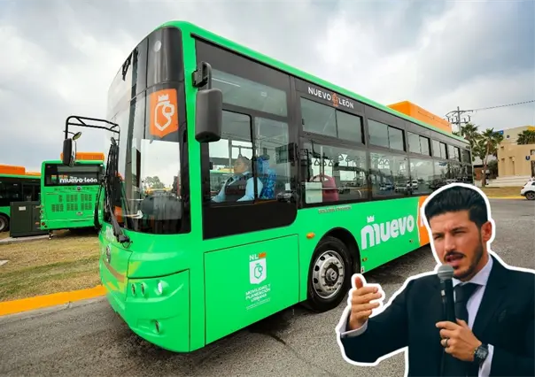 Samuel García entrega 40 nuevos camiones para fortalecer rutas 109 y 219 en Apodaca