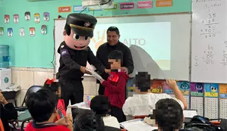 Enseña Guardia Estatal a niños de Nuevo Laredo a navegar seguros en internet