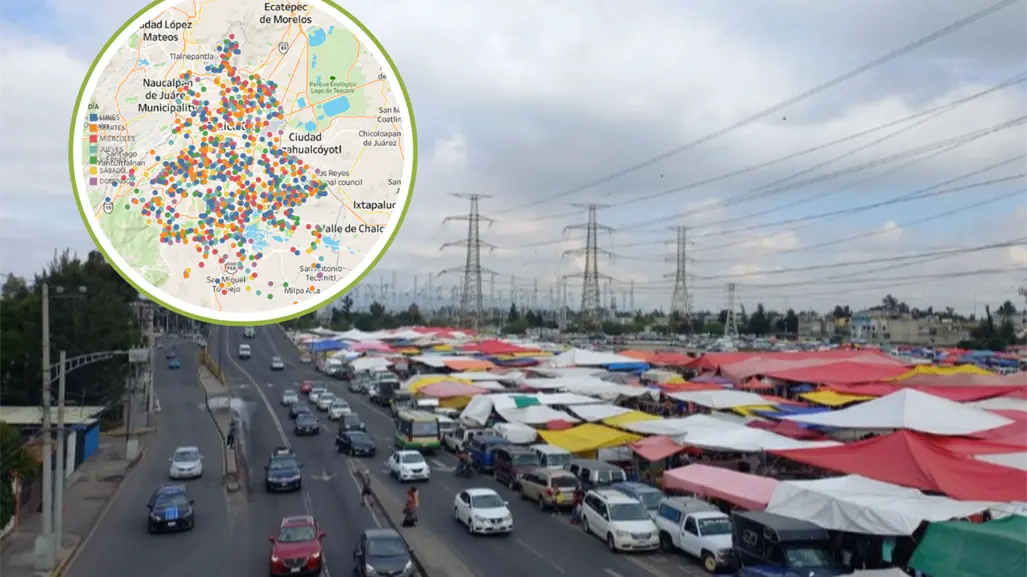 CDMX crea mapa de tianguis con ubicaciones exactas, horarios y así puedes consultarlo