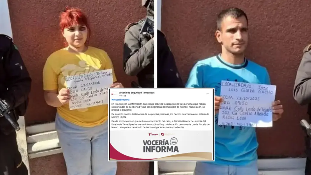 Vocería desmiente que el secuestro de personas de Allende, Nuevo León, haya sido en Tamaulipas