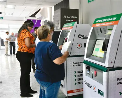 Saltillo: ¿Dónde se localizan los nuevos cajeros RCNET del Registro Civil?