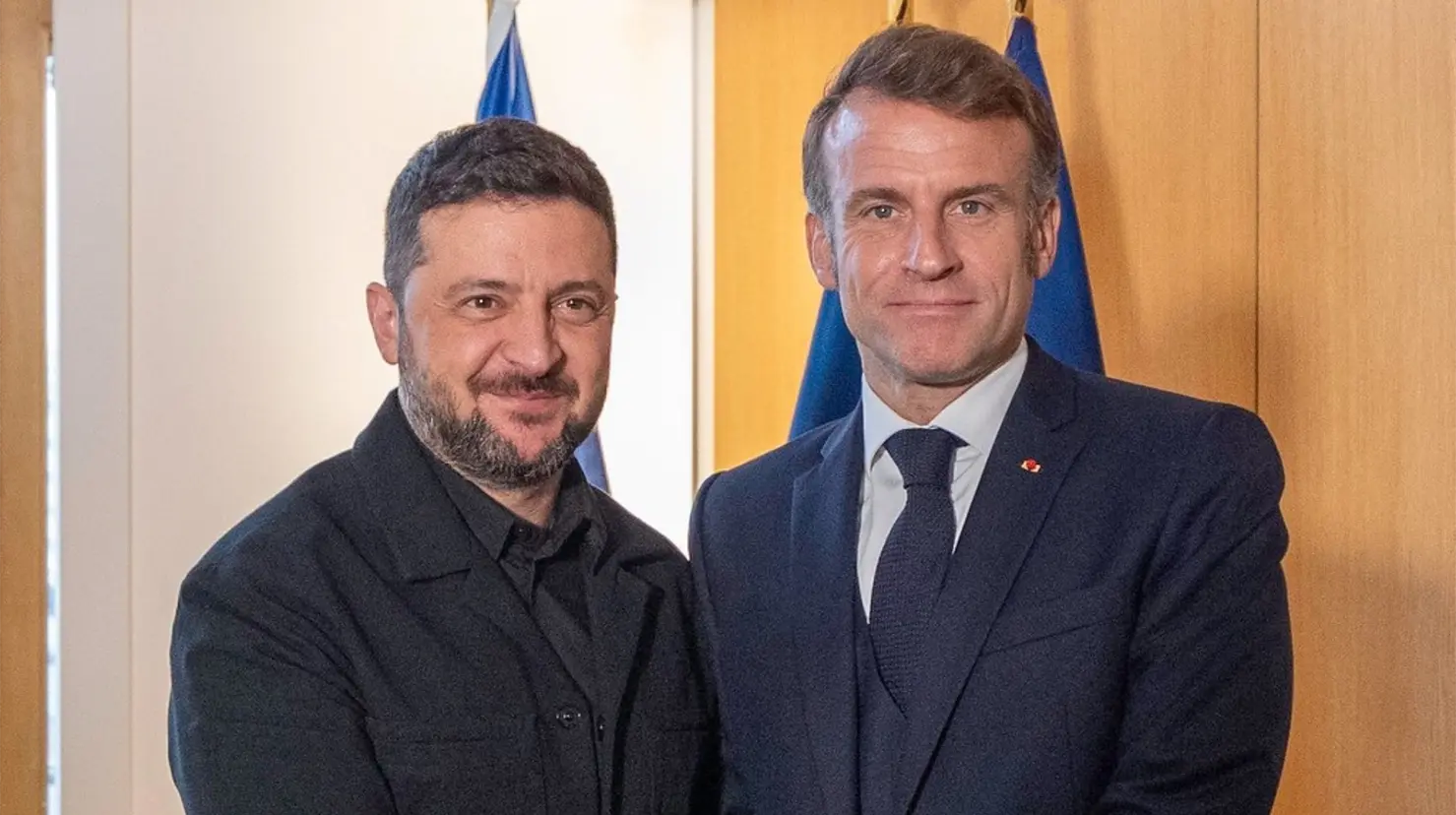 Francia refuerza apoyo militar a Ucrania con misiles y aviones de combate. Foto: X (@EmmanuelMacron)