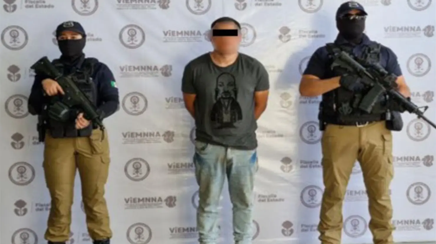 Detienen al presunto feminicida de una niña de 4 años en Tlajomulco. Foto: Fiscalía del Estado de Jalisco