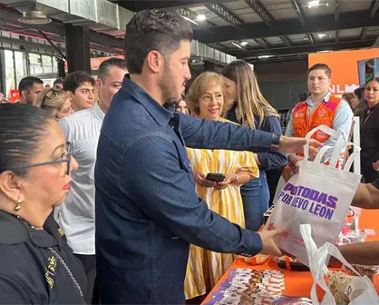Mariana Rodríguez y Samuel García inauguran el Mercadito Hecho en Nuevo León para celebrar el emprendimiento femenino