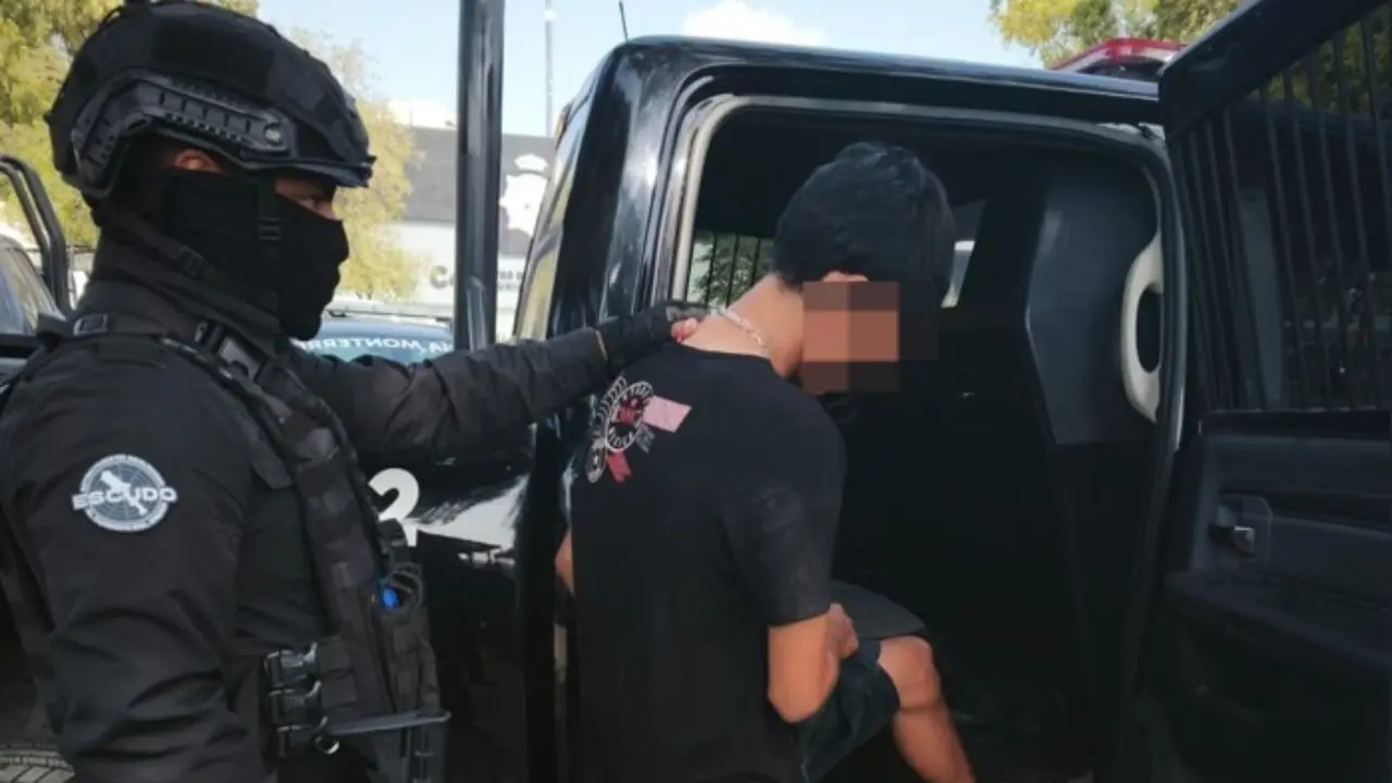 Joven de 17 años, identificado como Luis Foto: Policía de Monterrey