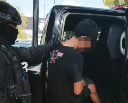 Menor es detenido en Monterrey tras ser sorprendido con arma y droga