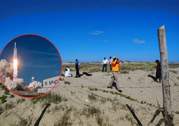 Empresa de salvamento de SpaceX ingresa a México sin permisos a recoger basura espacial en la playa Bagdad en Matamoros