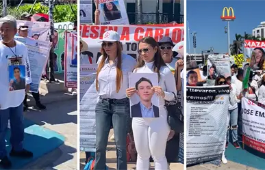 Caso Carlos Emilio: así fue la marcha para exigir su localización en Mazatlán