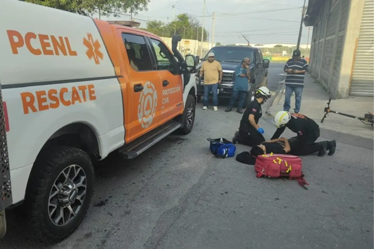 Atropellan a menor que viajaba en scooter. Foto: PCNL