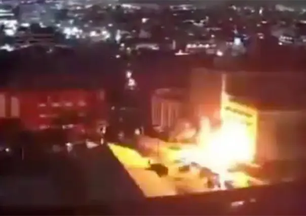 VIDEO | Momento exacto de la explosión del restaurante "La soldadera" en CDMX