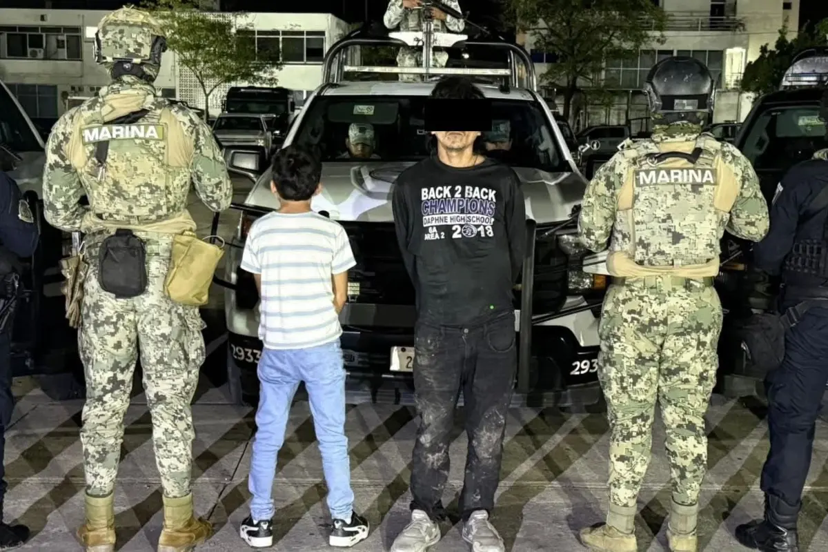 El Niño Sicario tras ser detenido Foto: SSPC Tabasco