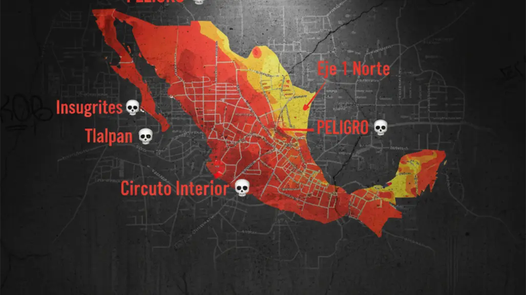 Estas son las zonas y calles más peligrosas de la CDMX según datos recientes de la SEMOVI
