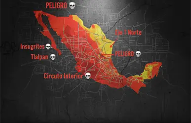 Estas son las zonas y calles más peligrosas de la CDMX según datos recientes de la SEMOVI