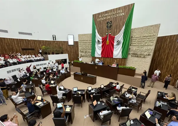 Ellos son los diputados que votaron en contra de la reforma del ISSTEY en el Congreso de Yucatán