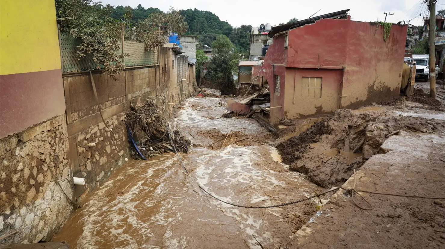 La lluvia de Jerry en Veracruz fue como llenar 16 millones de piscinas olímpicas. Foto: