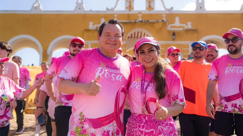 Carrera Rosa 2025 en Izamal: Yucatán se une por la prevención del cáncer de mama