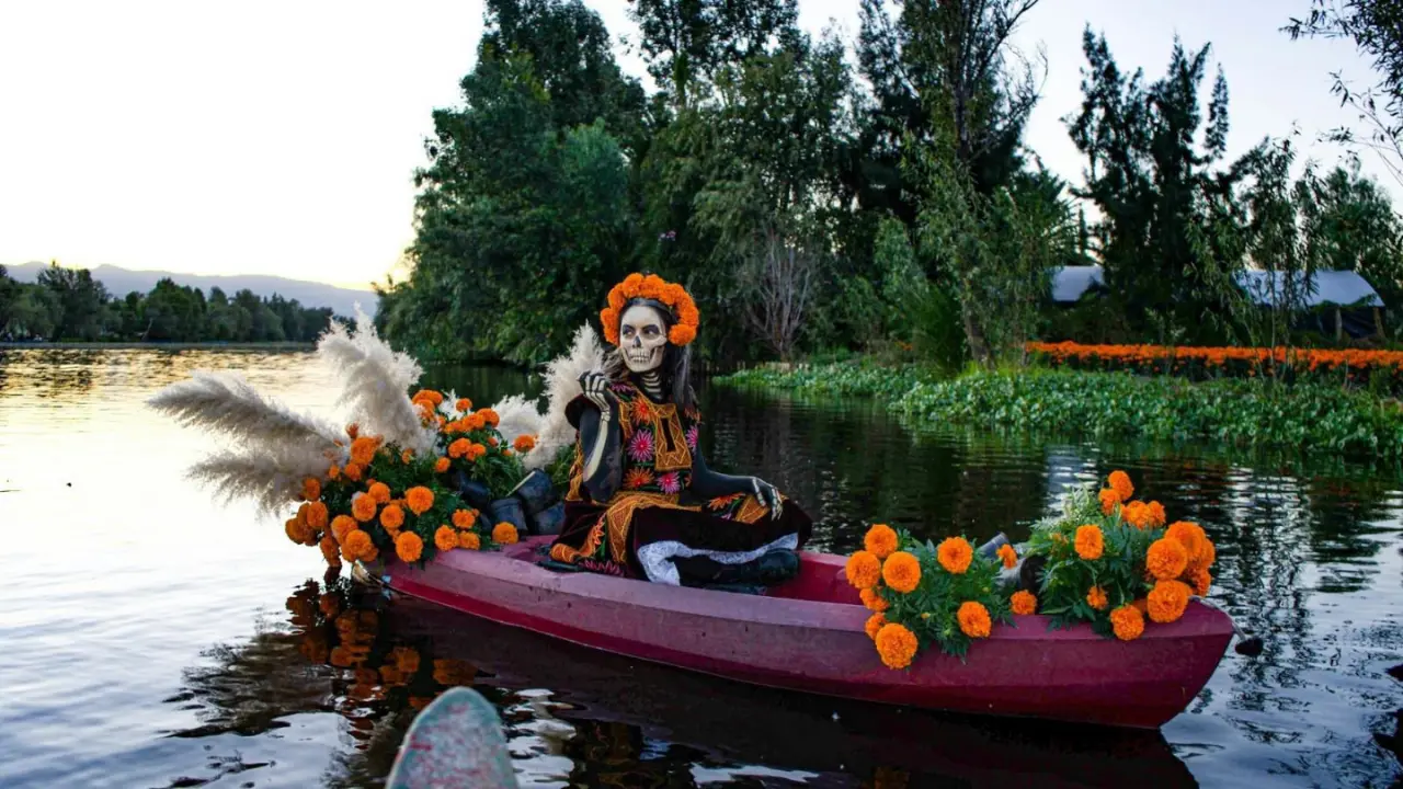 Flor de cempasúchil para Día de Muertos en México.  Foto: Especiales