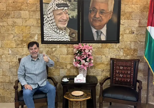 Gerardo Fernández Noroña viaja a Gaza y desata críticas del PRI en Michoacán