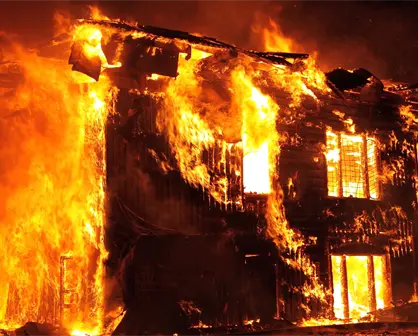 Controlan incendio en vivienda de San Pedro Garza García; no hay heridos
