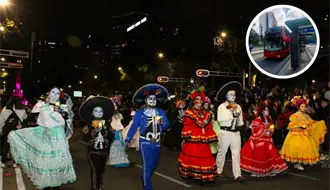 Mega Procesión de Catrinas 2025; estas son las estaciones del Metrobús CDMX que cerrarán HOY domingo