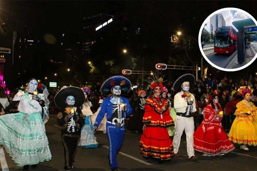 Mega Procesión de Catrinas 2025; estas son las estaciones del Metrobús CDMX que cerrarán HOY domingo