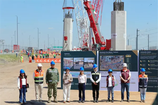Avances en las obras del Tren México-Pachuca: Claudia Sheinbaum y Delfina Gómez asisten a supervisar obras Avances en las obras del Tren México-Pachuca: Claudia Sheinbaum y Delfina Gómez asisten a supervisar obras
