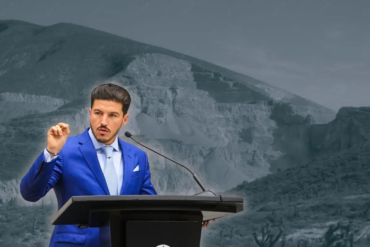 Samuel García anuncia cierre de pedreras. Foto: Gobierno de Nuevo León