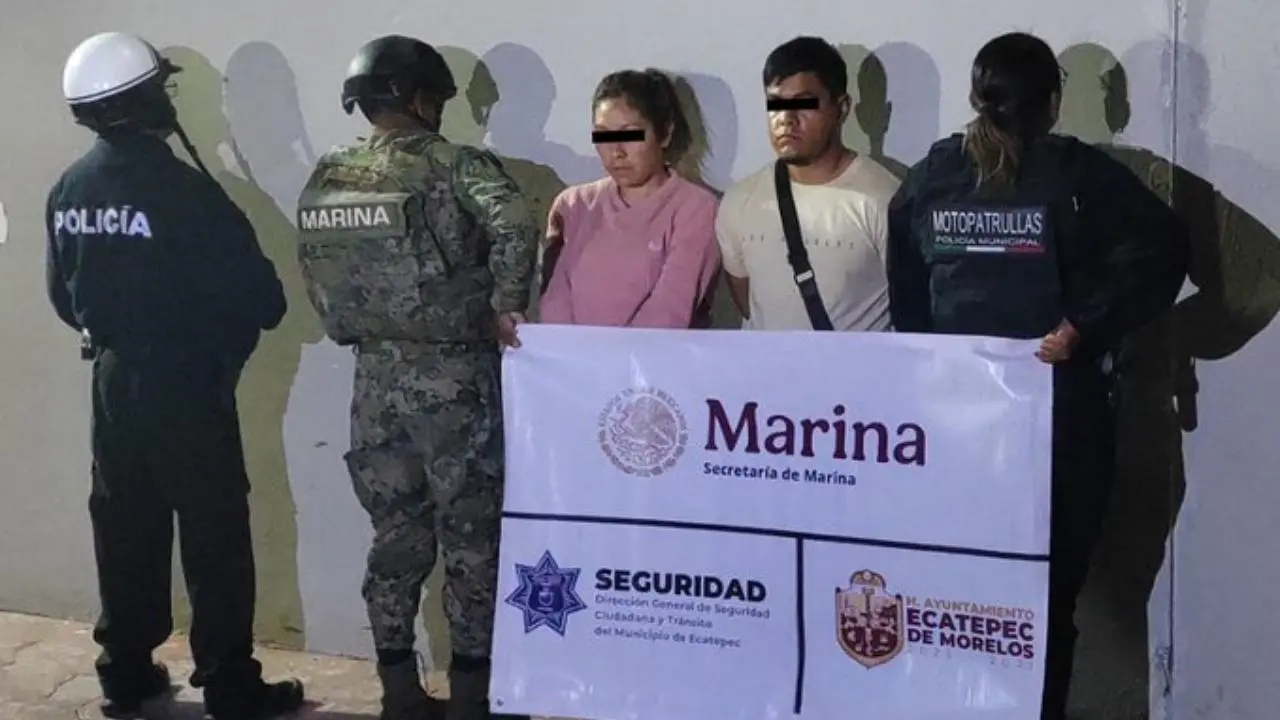 Venezolana cae en red de prostitución por oferta de empleo falsa en Ecatepec; arrestan a agente del MP. Foto: @Red_accionEmx