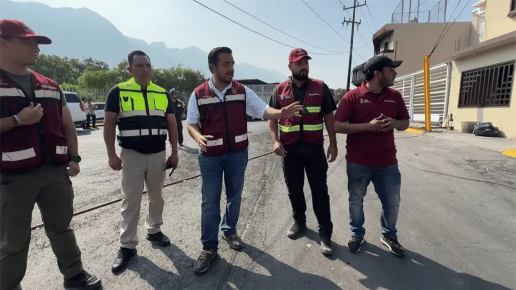 Jesús Nava confirma que taller responsable de incendio en Santa Catarina pagará a afectados