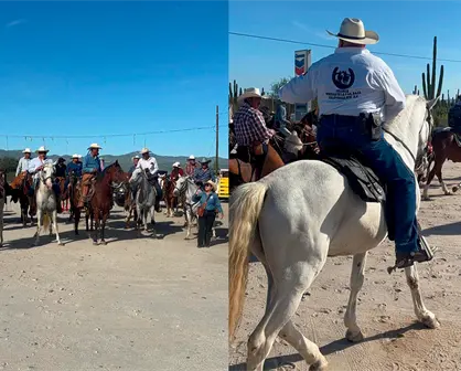 Realizan cabalgatas en las fiestas de El Sargento y La Ventana en La Paz