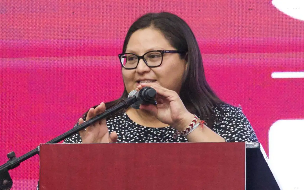 Titular de la Secretaría de las Mujeres, Citlalli Hernández Mora. Foto: FB/ Citlalli Hernández Mora (Canva)