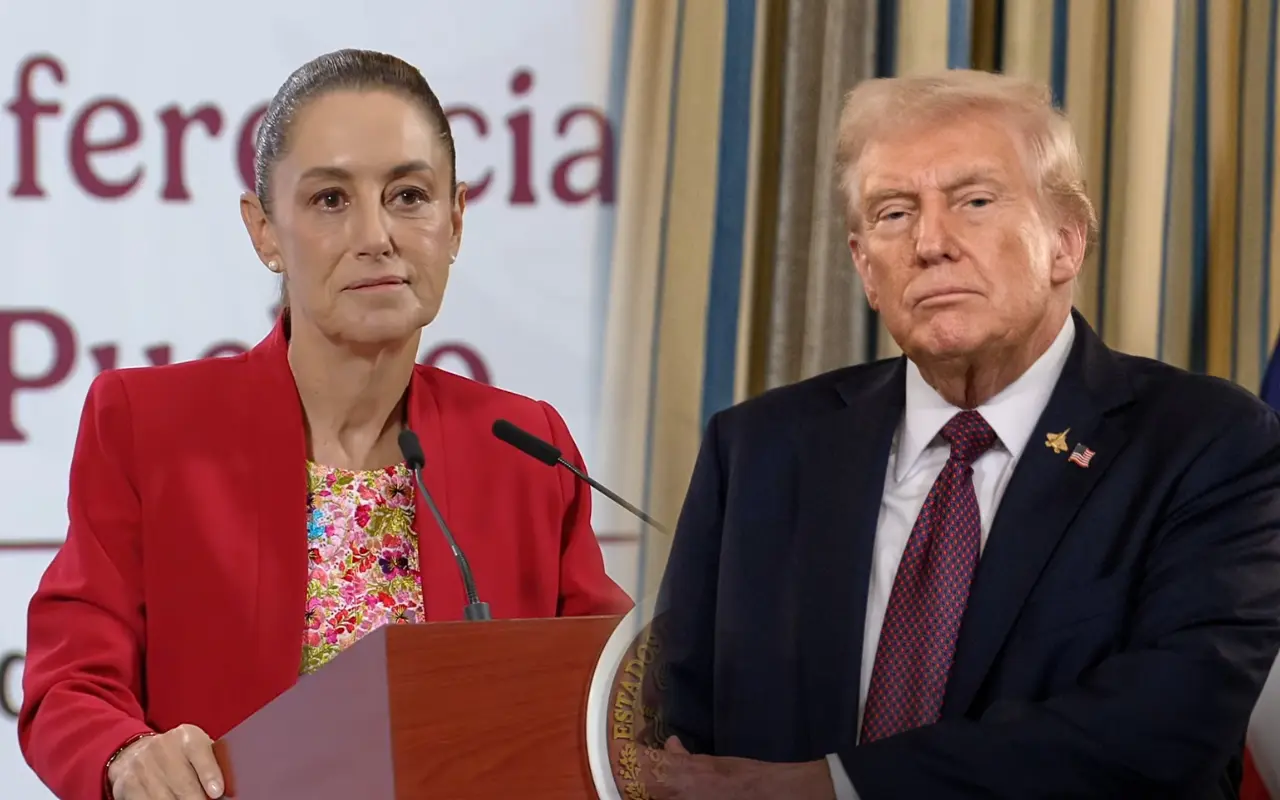 Claudia Sheinbaum y Donald Trump. Foto: X (@WhiteHouse) / Captura de pantalla: YouTube (Claudia Sheinbaum)
