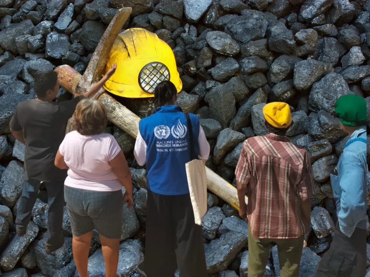 Personal de la ONU-DH visitó las comunidades de mayas de  mayas de Xcucul y Tebec para constatar los daños que han generado empresas mineras cercanas a dichos poblados por su actividad.- Fuente Organización Utsil Kuxtal