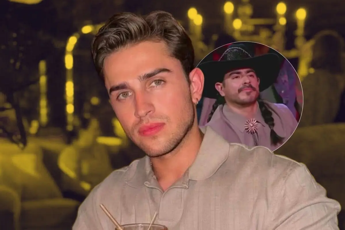 Emiliano Estrada se molestó por la forma en que Rey Grupero se refirió a Sandra Itzel durante su participación en La Granja VIP. FOTO: CANVA/Facebook: Confesiones de Famosos