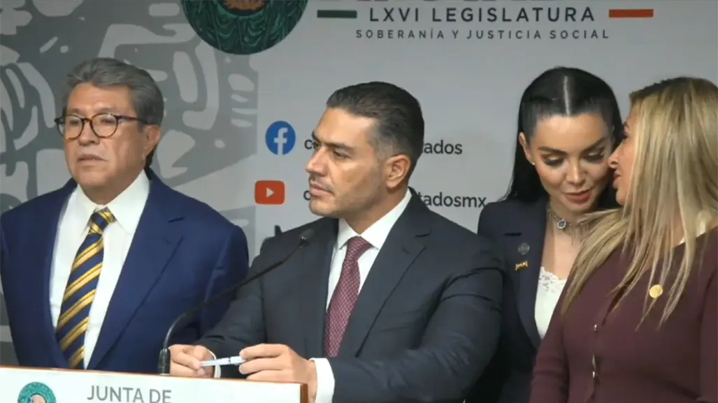 Omar García Harfuch comparece ante la Jucopo en la Cámara de Diputados