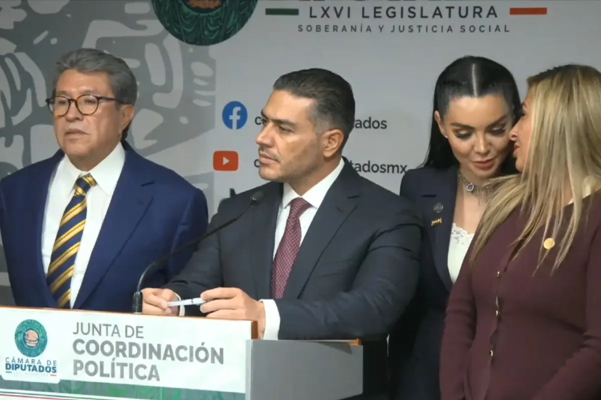 Omar García Harfuch compareciendo en la Cámara de Diputados Foto: YouTube Cámara de Diputados