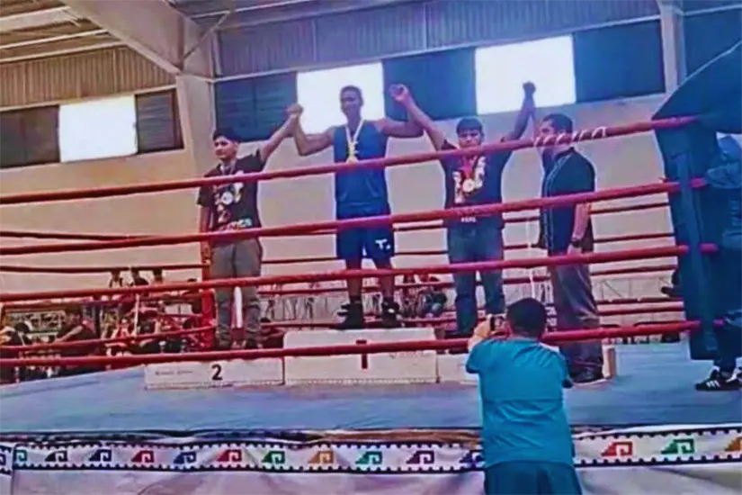 Hugo Herrera obtiene medalla de oro para Tamaulipas | Foto: Perla Herrera