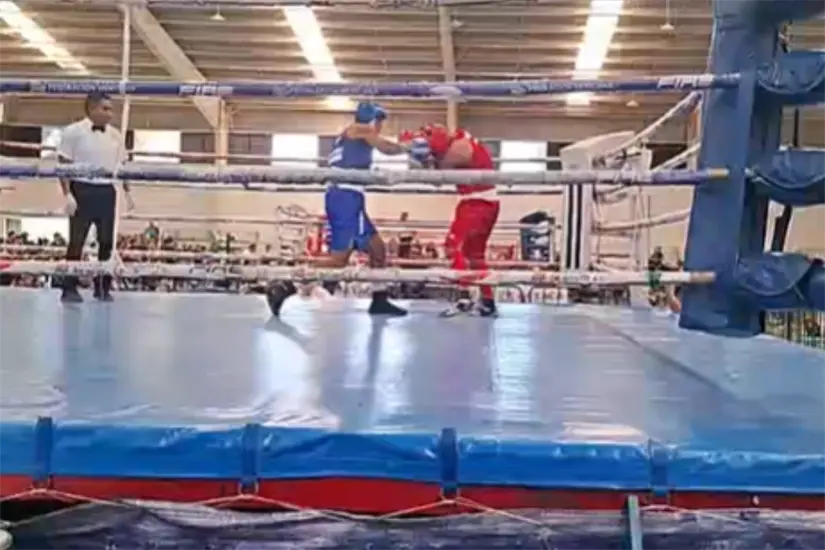 Con sus técnicas ganó por RSC en sus dos combates | Foto: Perla Herrera