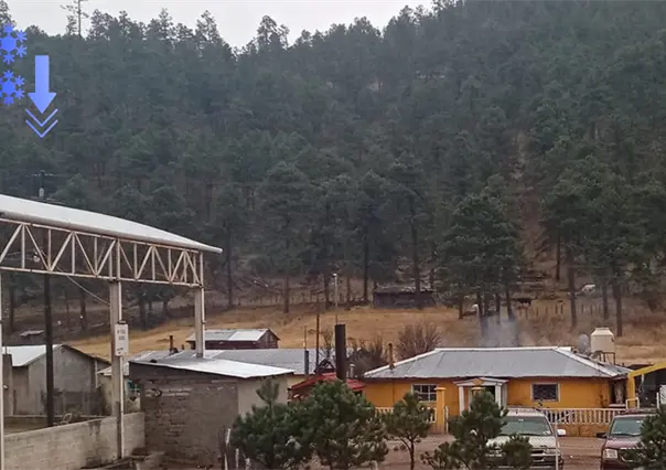 Caen temperaturas en sierra de Durango, La Rosilla llega a 4.5 grados bajo cero