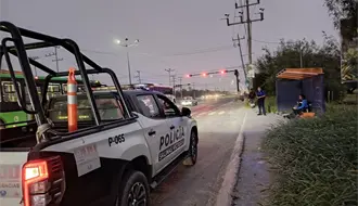 Hombre es detenido tras robar y golpear a mujer en parada de camión de Salinas Victoria