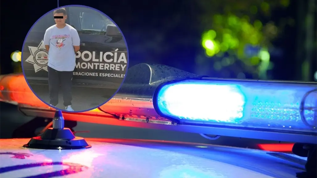 Detienen a colombiano por amenazar con arma blanca a su ex pareja en Monterrey